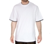 Футболка 4thes3ts двухцветная 4T_2COLOR_TALL_TEE_WHITE-BLACK 2010 г инфо 7886y.